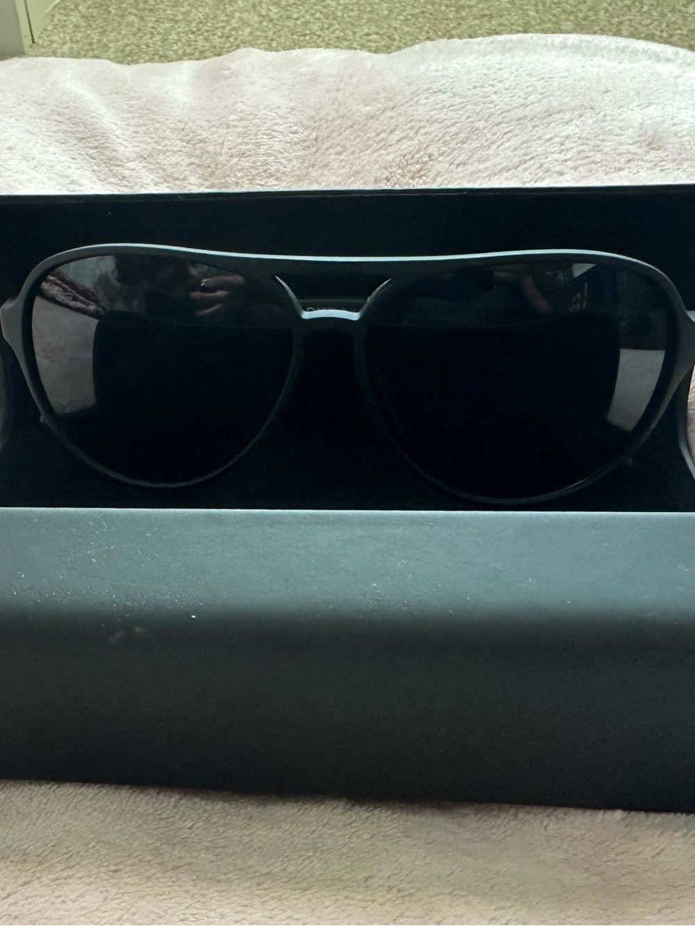 Women's Shady Rays Polarized Black Aviators - no scratches, worn once EUC